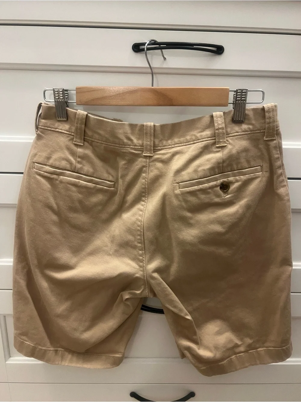 J. Crew Men's Tan Flat-Front Cotton Shorts-Size 29 with 9” inseam